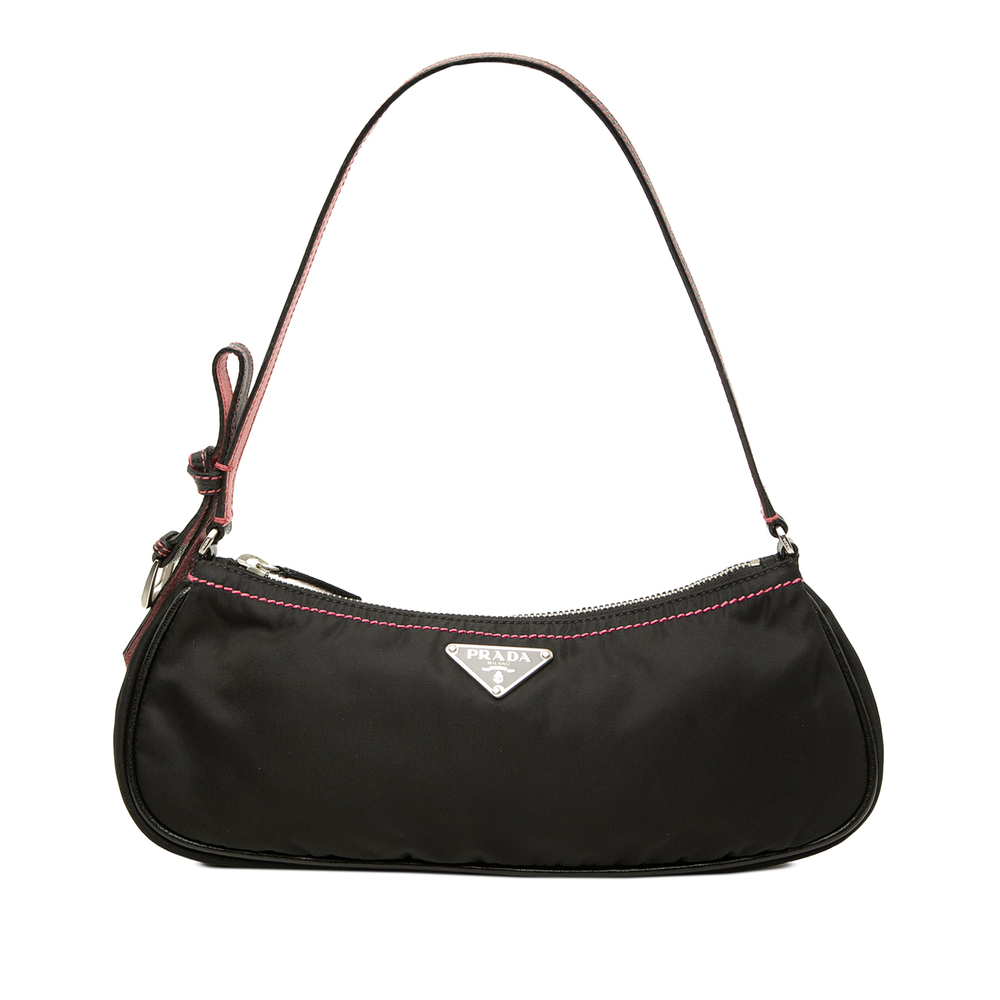 Pre-Loved Prada Tessuto Bow Shoulder Bag